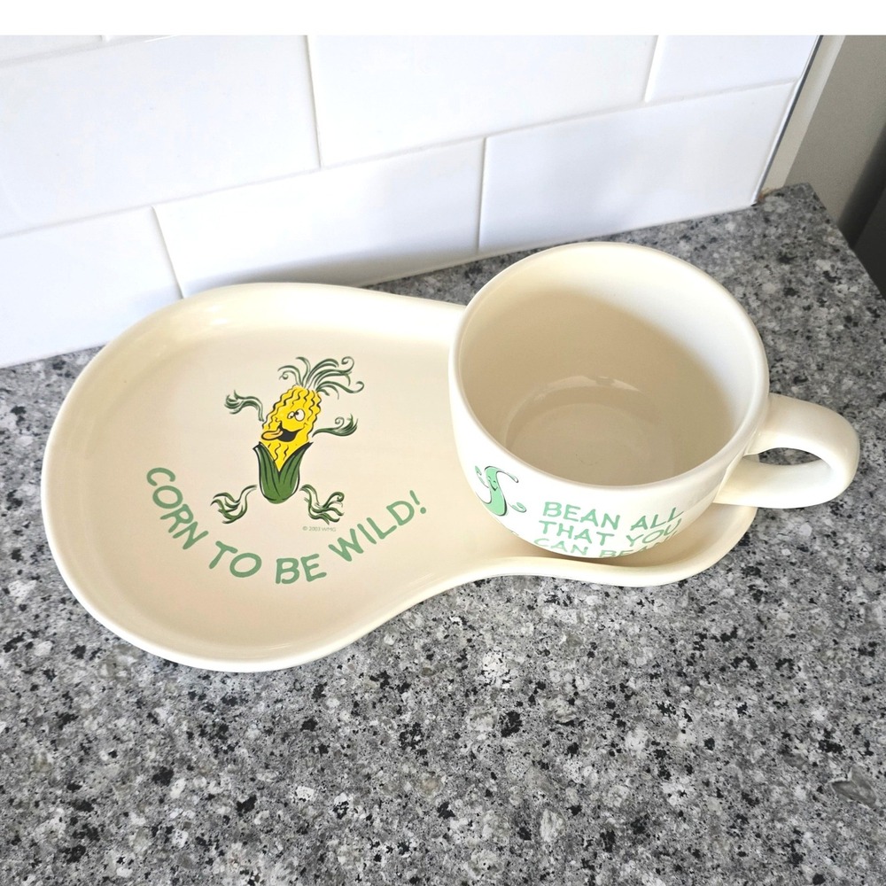 WMG Corn To Be Wild Bean All You Can Bean‎ Soup Sandwich Set Cream 2003
